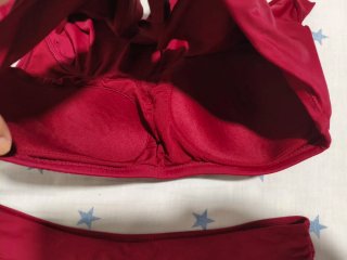 Bikini Mango Rojo Volante
