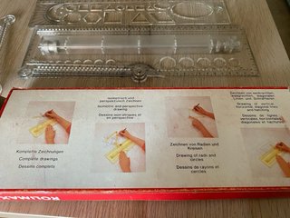 Rolimax Daniliner Regla de Rodillo Vintage