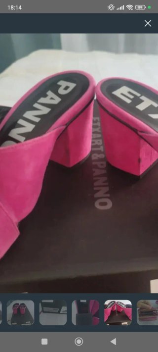 Sandalias Fucsia PANNO ETXAR