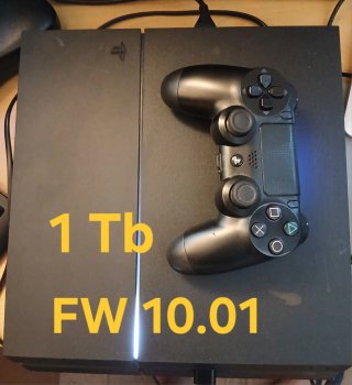 Playstation 4 Fat 1TB + Controller FW 10.01