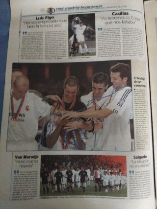 AZ.Periodico R.Madrid campeón supercopa europa 200