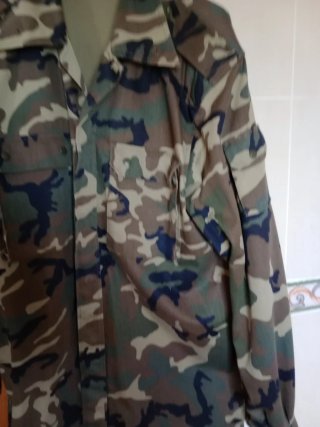 Chaqueta Militar Camuflaje Talla 44