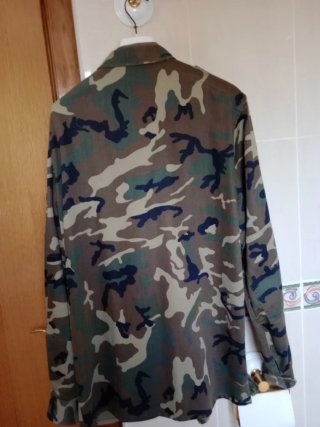 Chaqueta Militar Camuflaje Talla 44