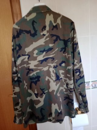 Chaqueta Militar Camuflaje Talla 44