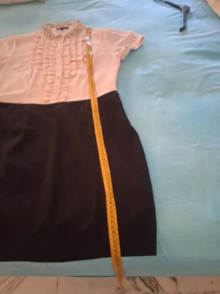 Abito ARTIGLI donna  xxxl/46rosa con nero