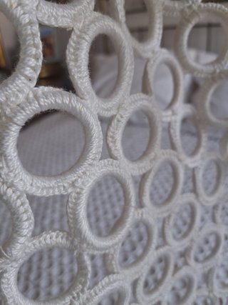 Colcha Vintage Tejido Blanco