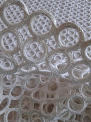 Colcha Vintage Tejido Blanco