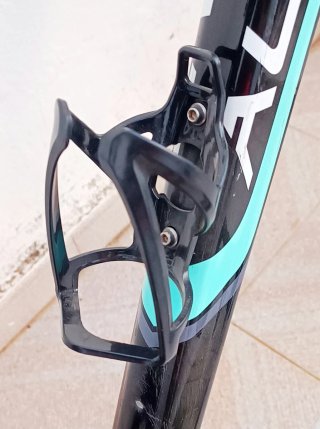 Bicicleta Negra y Turquesa para Adultos