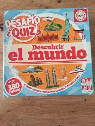 Juego de mesa Descubrir el mundo Educa