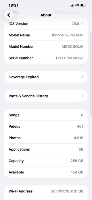 iPhone 12 Pro Max 256 GB Space Gray