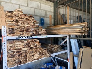 Tablas de madera de palet