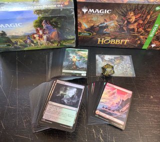 Lote cartas Magic The Hobbit con muchas especiales