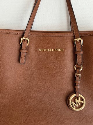 Bolso Michael Kors Marrón y Dorado