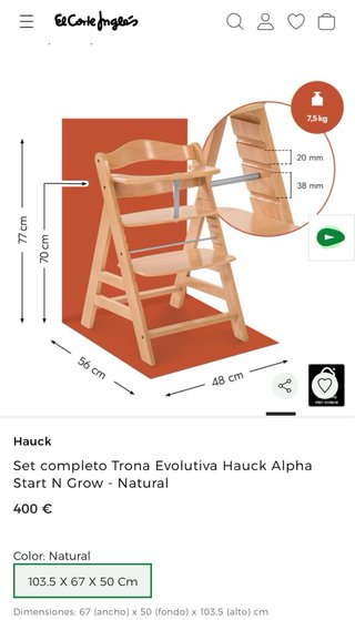 Trona Evolutiva Hauck Set Completo