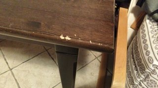 Mesa de comedor oscura+ 10 sillas
