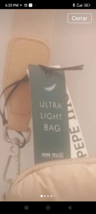 Bolso Pepe Moll Beige Colgar