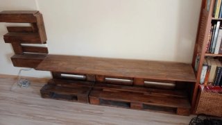 Muebles rústicos de madera