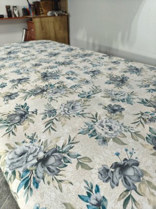 Retal 2x1,40 de tela de loneta algodón y acrílico