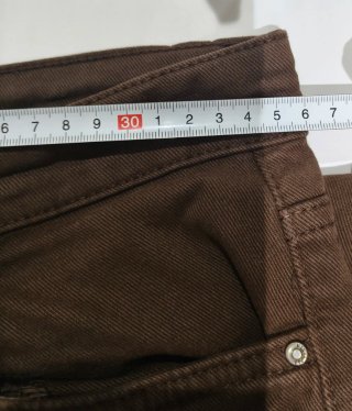 Pantalón Stradivarius Marrón Talla M