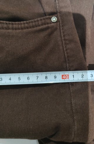 Pantalón Stradivarius Marrón Talla M