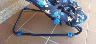Hamaca bebé ositos azul en perfecto estado