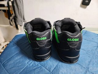 Zapatillas Globe Sabre Negras y Verdes