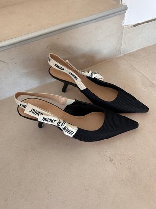 Zapatos Christian Dior Talla 40 Tacón Bajo