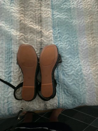 Sandalias cuña media Alma en Pena negras