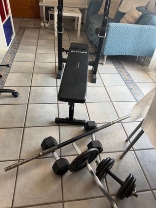 Banco de pesas Tectake mini gym ala venta