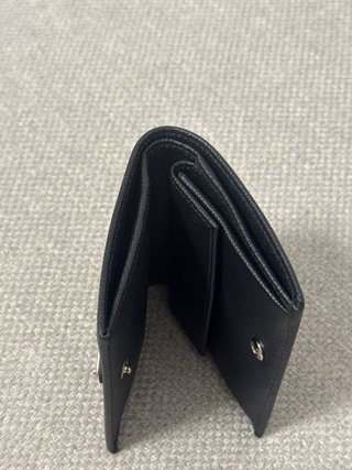 Monedero Prada Negro Piel Saffiano