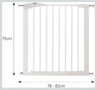 Munchkin MAXI-SECURE Puerta de seguridad 76-82 cm