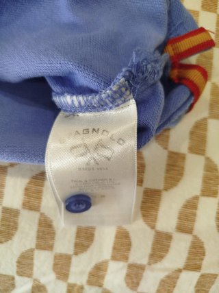 Polo niño Spagnolo azul talla 8