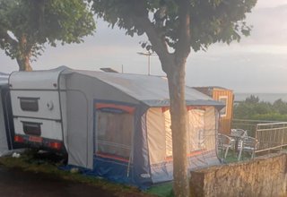 Avance de invierno para caravana