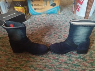 Botines Salsa Mujer Talla 40 Azul