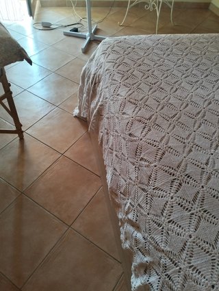 Copriletto matrimoniale filet