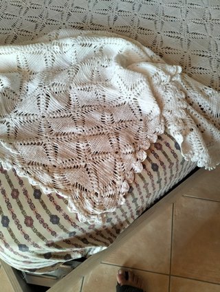 Copriletto matrimoniale filet