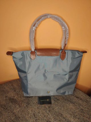 Bolso Longchamp Mujer Marrón y Gris