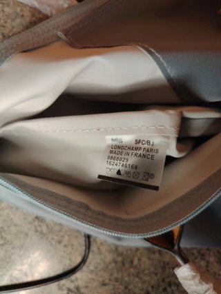 Bolso Longchamp Mujer Marrón y Gris