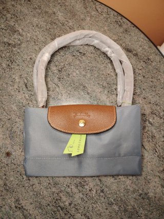Bolso Longchamp Mujer Marrón y Gris