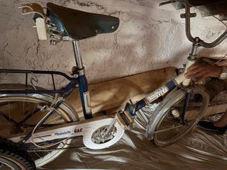 Bicicleta GAC Mobylete Vintage Azul