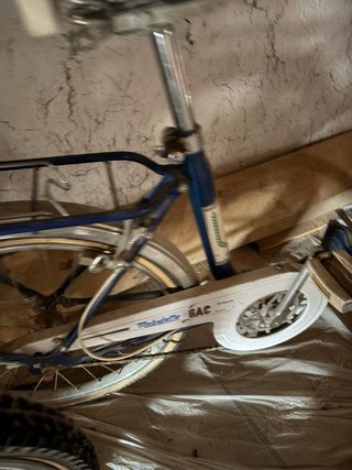 Bicicleta GAC Mobylete Vintage Azul