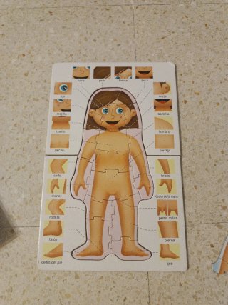 Puzzle El Cuerpo Humano Educa 4-7 años