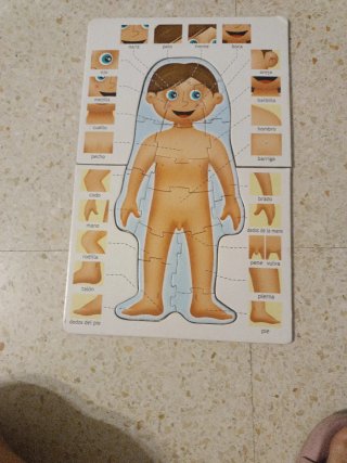 Puzzle El Cuerpo Humano Educa 4-7 años