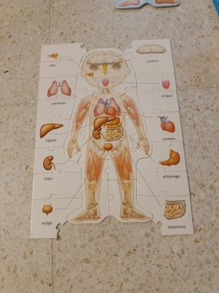 Puzzle El Cuerpo Humano Educa 4-7 años