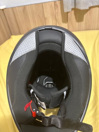 Casco NZI Negro Mate y Rojo