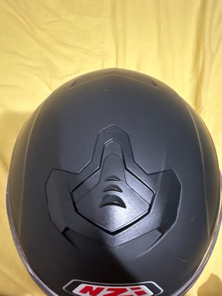 Casco NZI Negro Mate y Rojo