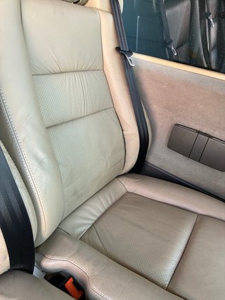 Asientos de piel beige como nuevos