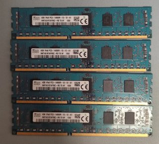 4x 4GB SK hynix PC3-14900R DDR3 RAM