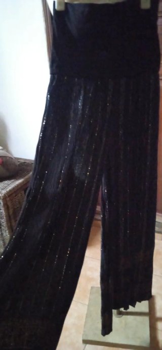 Pantalón Palazzo India Negro