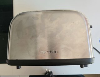 Tostadora Cecotec Acero Inox 2 Rebanadas